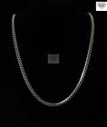 Italian Sterling Silver Cuban Link Chain Necklace Thick 6mm Chain 925