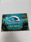 Tin Sign Kona Brewing Co Big Wave Golden Ale Liquid Aloha Vintage Look Outrigger