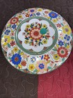 Large White Tin With Floral Design In Excellent  Vintage Condition 1940-1965 