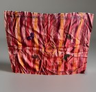 New Vtg  Uzbek Silk Suzani Handmade Embroidery Home Decor 26   x 35    Reds  Oranges