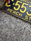 Vintage 1955 Georgia License Plate C-55332