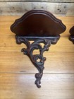 Vintage 50s 60s Set Of 2 Syroco Wood Resin Wall Shelves Victorian Antique