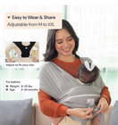 Babbleroo Baby Wraps Carrier - Baby Essentials Baby Sling Adjustable M To Xxl