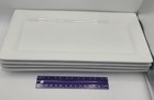 Set Of 4 Arcoroc Professional Porcelain Plates  12x6 Inches