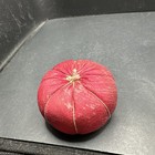 Vintage Red Sewing Tomato Pin Cushion Silk Or Satin 3   