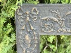 Antique Cast Iron Fireplace Grate Surround Ornate Victorian W L Sharp   Son 1895