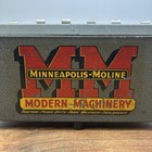 Vtg Minneapolis-moline Parts Catalog Dealer Book Display Advertising Rack