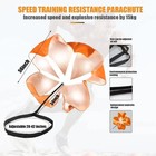 Running Speed Chute Resistance Parachute 56 Inch Powerchute Umbrella Training   