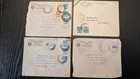 8 Brazil 1937 Airmail Cover Envelope Collection Porto Alegre Brasil Lot