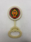 Vintage 90s Sesame Street Baby Rattle Teether Big Bird Made In Hong Kong