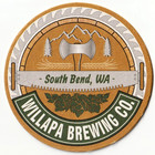 Willapa Brewing Co Beer Coaster South Bend Wa