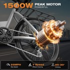 Electric Bike For Adults 26   1500w Peak Ebike 65 Miles 30mph E Mountain Bike