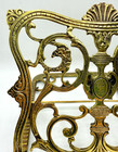 Vtg Ornate Brass Folding Book Stand Easel England Adjustable Bible Holder