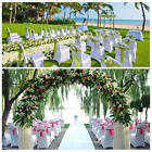 Large White Stretch Spandex Chair Covers Wedding Universal 100 Pcs Banquet Party