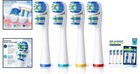 Gentle Double-head Toothbrush Replacement Heads For Oral-b - 4 Count Value Pack