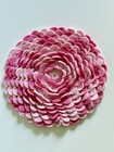 Exquisite Vintage Crochet Doily     Ombre Rose Petals     7    Handmade Decor