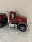 Bruder Mack Granite Semi Truck Tractor And Trailer 1 16 Red 2007 Made In Germany
