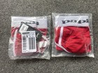 Vintage New Papi Pair Of Two Briefs Underwear Red White Cool Jersey Mens Large