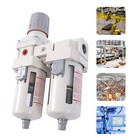 1 2  Npt Air Pressure Regulator Air Dryer System Filter Water Trap Separator New
