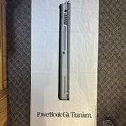 Very Rare _ Powerbook G4 _ Fabric Banner _ Apple Computer Think Different 2001