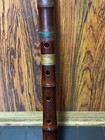 Tozanryu Shakuhachi 58 Cm Silver Rim Mouthpiece Silver Thread Joint Type