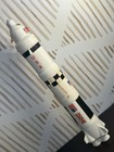 Vintage Apollo 13 Saturn V Rocket Toy With Pogs Nasa Usa Space Ship Figure 