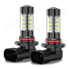 Pair Led Fog Light Kit H10 9145 9140 Bulb Super Bright 6000k Cool White New