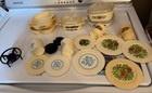 Vtg Corning Ware Plastic  Kids Play Dishes Usa Large Lot