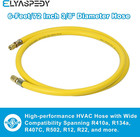 2026 Upgraded 3 8 diameter Hose 6ft 1 4  Fl   1 4  Fl Vacuum Refrigerant Hose