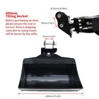 Brand New 600mm Tilting Bucket 1ton Mini Excavator Hydraulic Attachment Us Stock