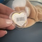 Ty Beanie Babies Bulldog Plush Beanbag W  Heart Swing Tag 1999 Mpn 41079