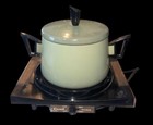 Vintage Mcm Retro Cornwall Electric Fondue Model 5291 Avocado Green Works
