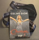 Celine Dion Lanyard Vip Merch 2019 Courage Tour  Laminated Pass   Free Ship 