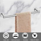 Bathroom Hardware Accessories 11 Piece Set With 16  Towel Bar - Polished Chrome