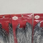 Holiday Time Tinsel Icicles Silver Strands 5000 Ct - 5 Pkg X 1000 Each