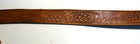Boy Scouts Of America Official Leather Belt Wood Badge With Brass Logging Buckle