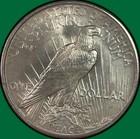 1921 Peace Dollar Brilliant Uncirculated Bu Coin  42214