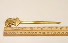 Vintage Gold Brass Elephant Office Desk Letter Opener 6 