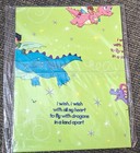 Vintage Gift Wrap Dragon Tales 1 Sheet 8 1 3 Sq Ft Wrapping Paper Gibson Wish