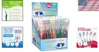 100 Medium Soft Bristle Toothbrushes - Hygienic Covers   Built-in Tongue Scraper