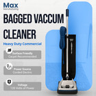 Commercial 12  Upright Vacuum Cleaner With Shake Out Bag For Carpet Hard Floors