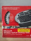 Microsoft Wireless Optical Desktop 4000 Comfort Curve Keyboard Optical Mouse
