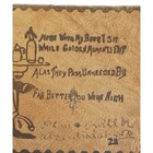 Antique Ephemera 1908 Leather Postcard Humor Being Rich Greeting Posted Stamped
