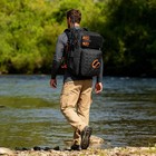 Fishing Tackle Backpack With Rod Holder  50l Large Water-resistant Tackle Bag   