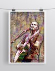 Jack Johnson Tribute 12x18in Poster Artwork Jack Johnson 12x18in Free Shipping