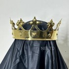 Medieval Plantagenet Brass Crown Roman King Costume For Cosplay Party