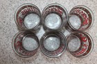 Houze Vintage Seasons Greetings Rocks Glasses Tumblers Set Of  6