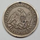 1863 S 50c Seated Liberty Half Dollar Choice Xf Pleasing Original Civil War  j37