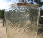 Wicke   Wesch Brooklyn Ny Knickerbocker Drug Company Embossed Medicine Bottle 