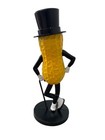 Vintage 90s Planters Mr  Peanut Coin Bank Figurine Black Yellow 1990 Collectible